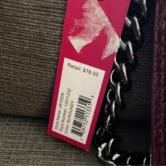 NWT Circus by Sam Edelman Jayden Crossbody Burgundy Casino Theme - Picture 7 of 10